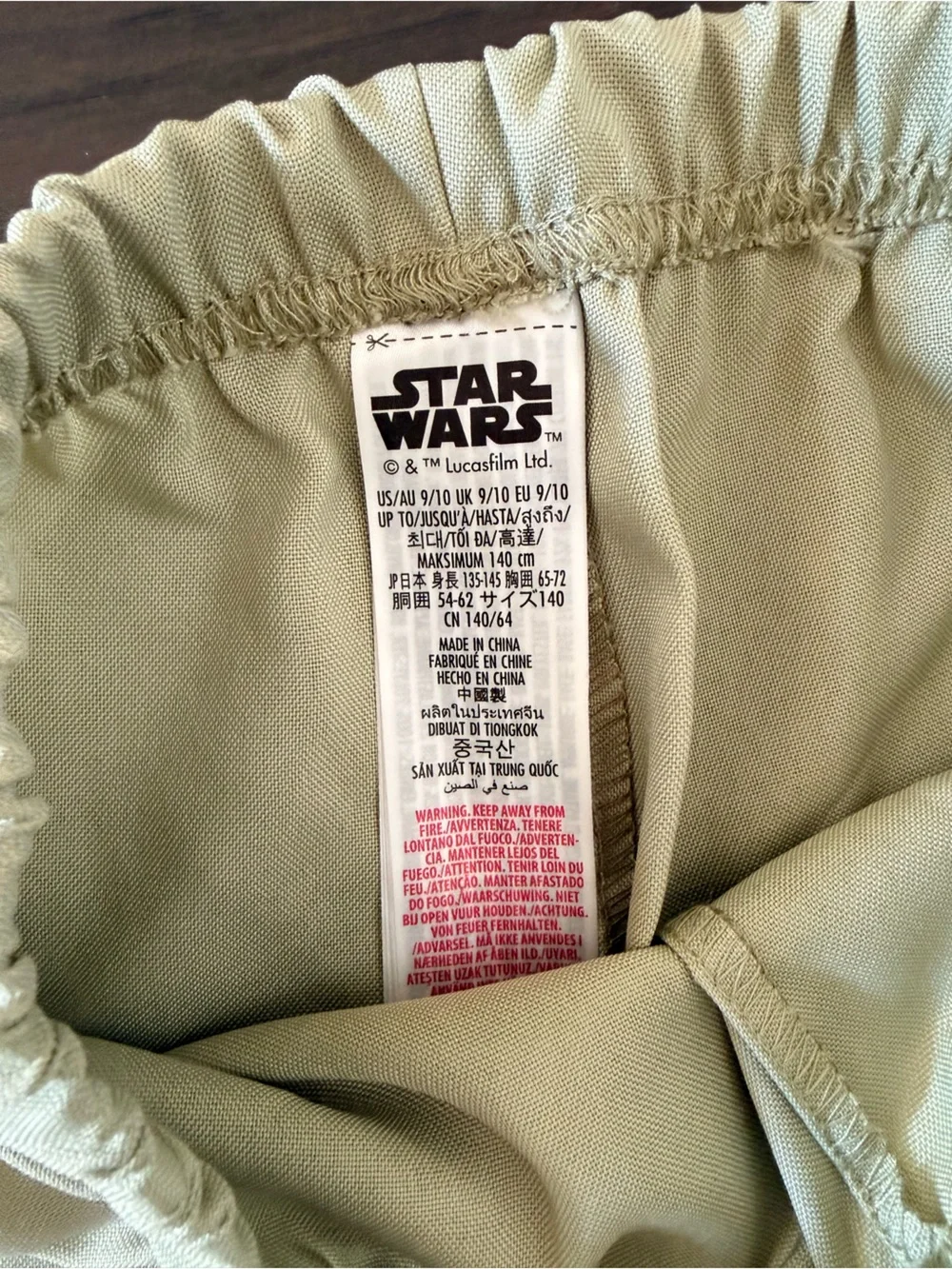 Star Wars Rey Kids Costume Girls 9/10